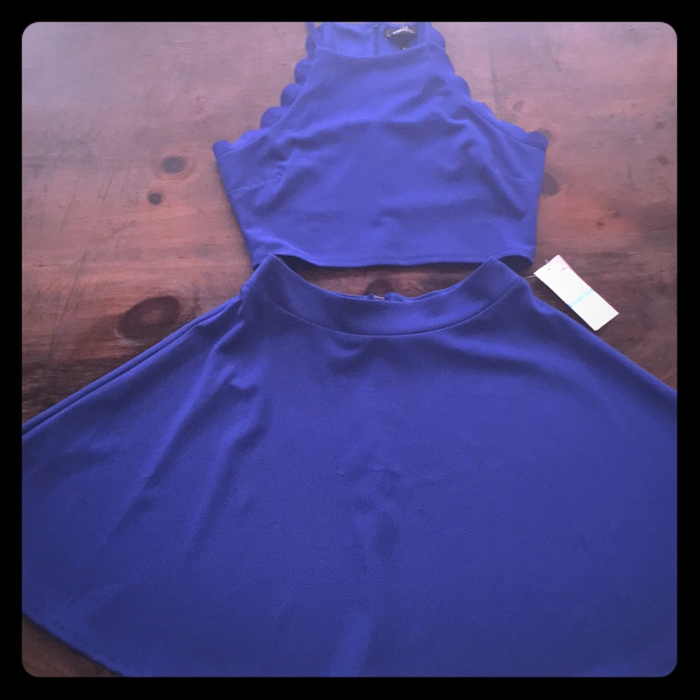 Royal Blue Resort Dress